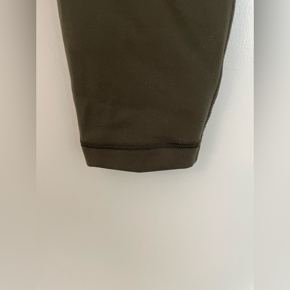 Lululemon Wunder Train Crop Leggings Dark Olive - Picture 12 of 16